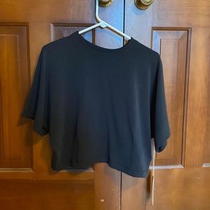 Athleta and Alicia Keys oversized crop tee